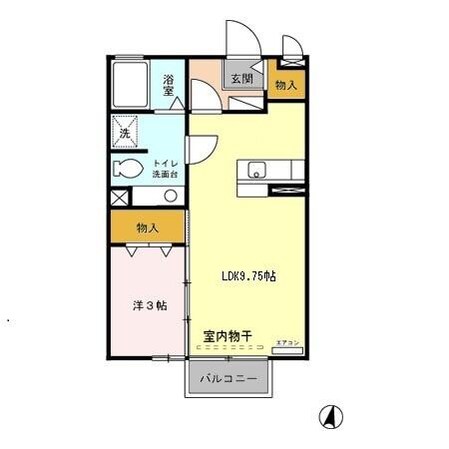 モナリエ御幸本町の物件間取画像